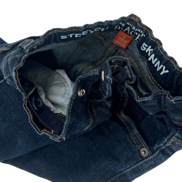 The Children’s Place Blue Super Skinny Adjustable Waist Jeans Size 4T Kids - Picture 4 of 5